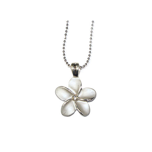 NECKLACE: PLUMERIA PENDANT