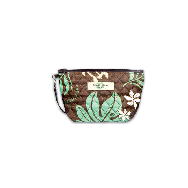 QUILT Pouch Bag MONSTERA - GREEN