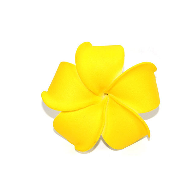 Foam FLOWER PLUMERIA HAIR PIN-SMALL (DOUBLE)