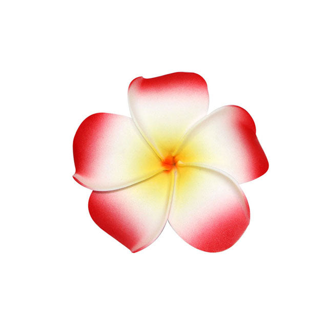 Foam FLOWER PLUMERIA HAIR PIN-SMALL (DOUBLE)