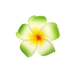 Foam FLOWER PLUMERIA HAIR PIN-SMALL (DOUBLE)