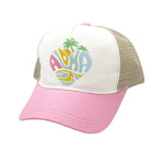 KIDS TRUCKER CAP : Aloha Heart