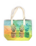 Woven Polyester TOTE BAG - PINEAPPLE ISLAND