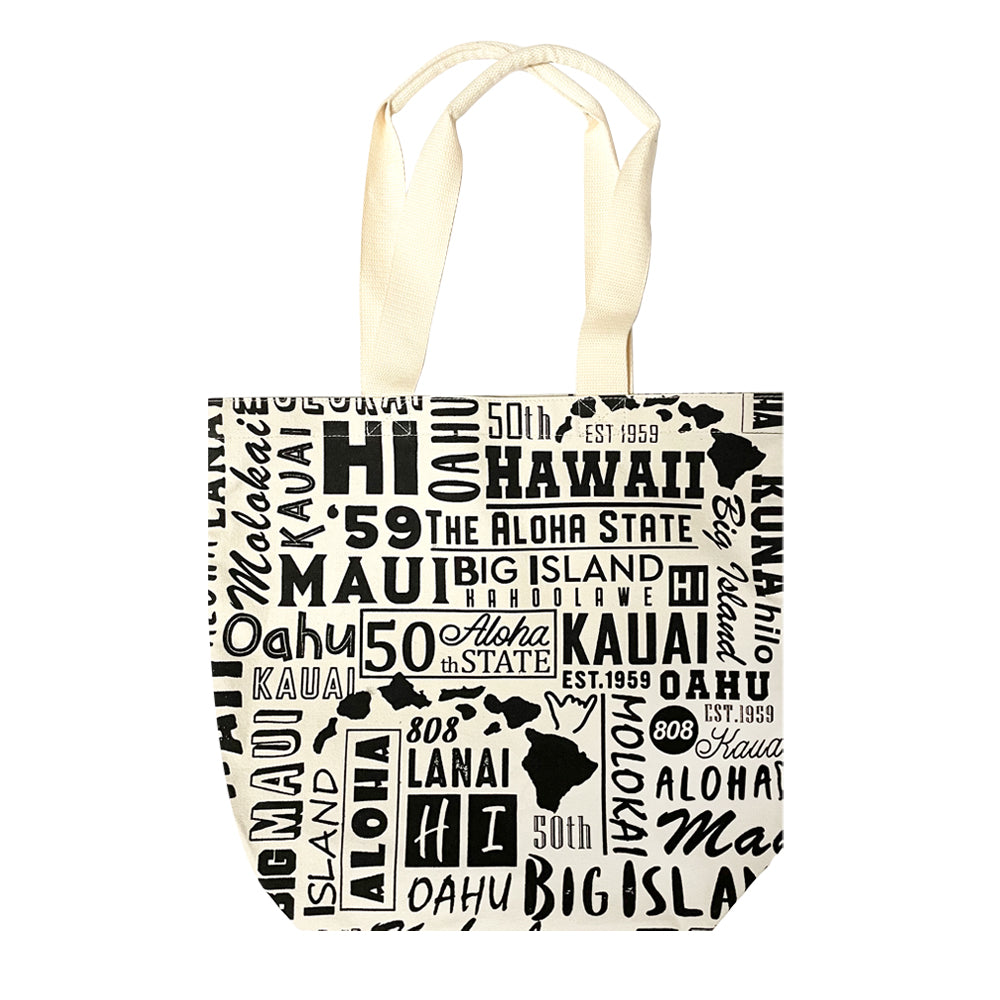 CANVAS TOTE BAG: HI Aloha State