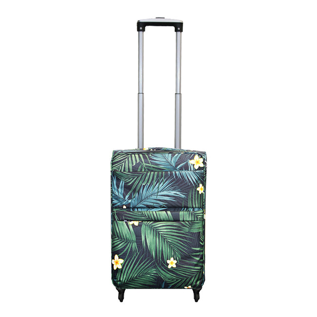 LUGGAGE BAG : PALM PARADE - BLACK - 3PCS SET