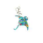 Metal Enamel Keychain: MANTA RAY HAWAII (min. order 2)