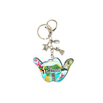 Metal Enamel Keychain: SHAKA HAWAII (min. order 2)