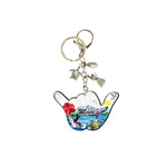 Metal Enamel Keychain: SHAKA MAUI (min. order 2)