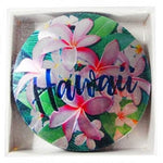 Magnet: HAWAII COASTER - PLUMERIA [6PCS Set]