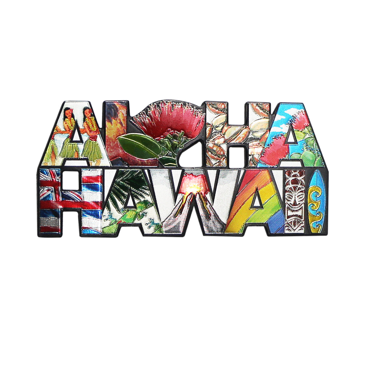 MAGNET RUBBER: ALOHA LEHUA HAWAII – Aloha Ave Store - Made