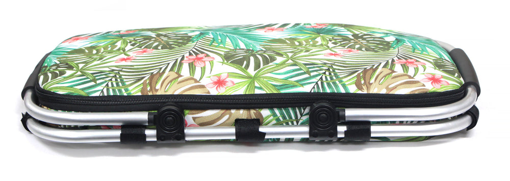 POLY COOLER PICNIC BASKET: Palm Forest