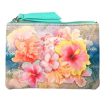 Pouch Bag Series: PINK YELLOW HIBISCUS