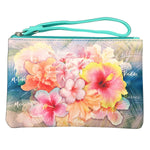 Pouch Bag Series: PINK YELLOW HIBISCUS