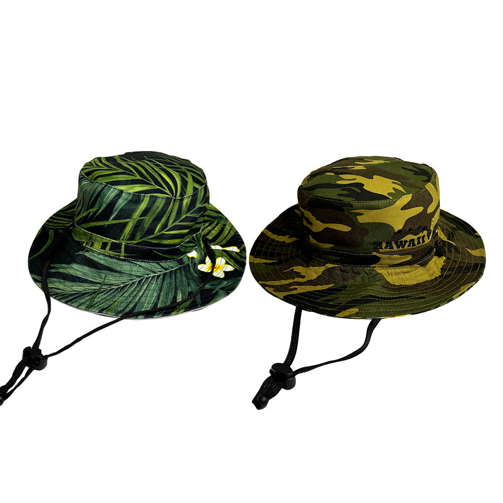 REVERSIBLE HAT: Palm Parade