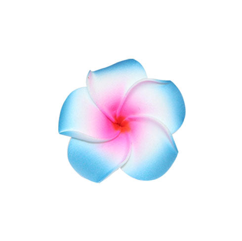 Foam FLOWER PLUMERIA HAIR PIN-SMALL (DOUBLE)