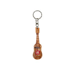 WOOD KEYCHAIN-HAWAII: UKULELE