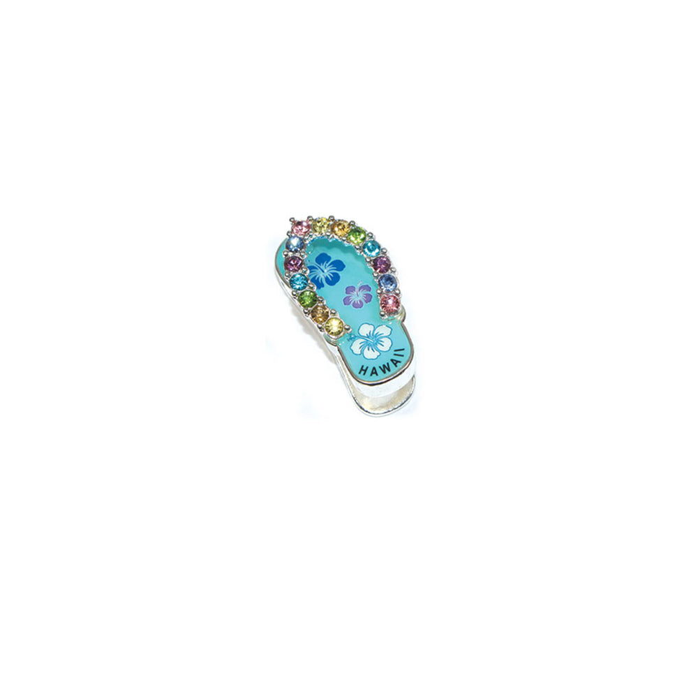 MAGNET-CLIP: SLIPPER-HIBISCUS HAWAII