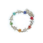 ANKLET&BRACELET: TURTLE & PLUMERIA W/ STONE