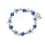 ANKLET&BRACELET: TURTLE & PLUMERIA W/ STONE