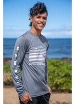 Cool Long Sleeve T-Shirt: STRIPE HI MAP