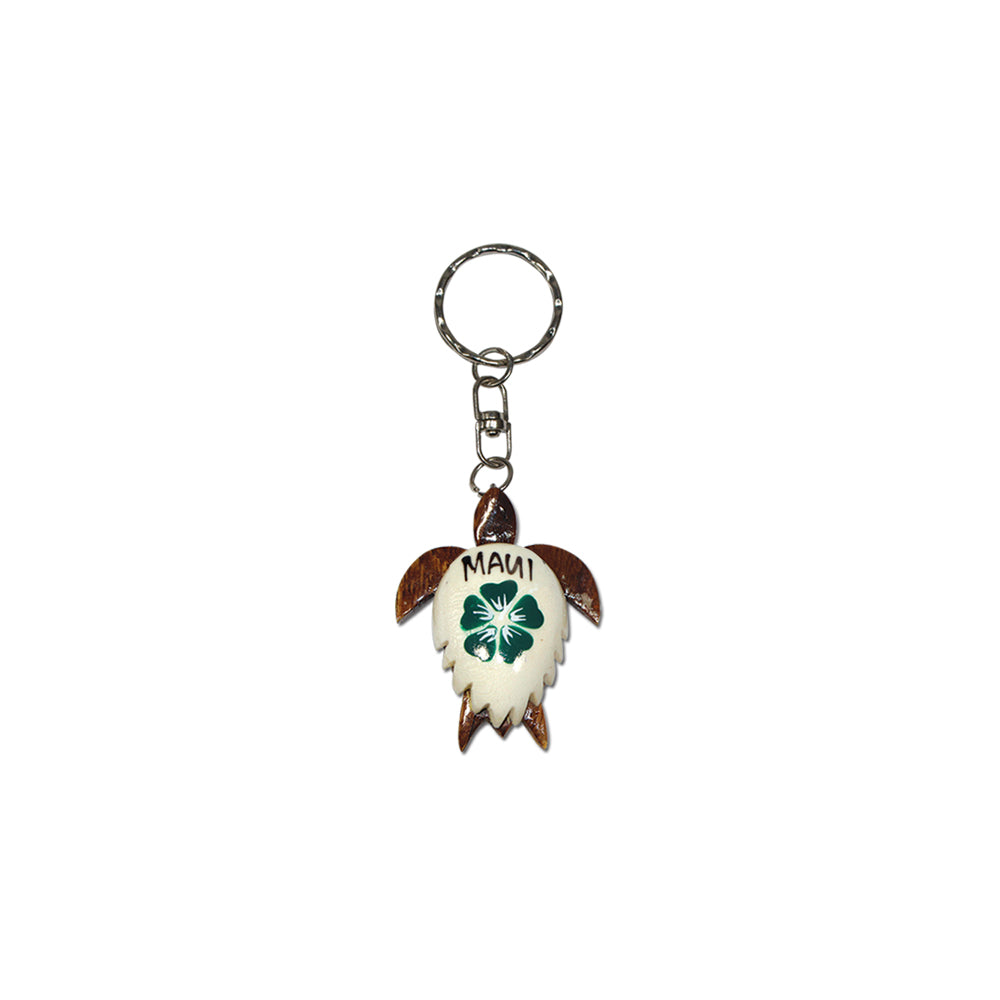Wood Keychain-Maui: Honu