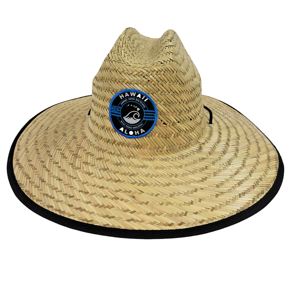 STRAW HAT: PALM STRIPS