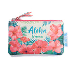 WOVEN POUCH - HIBISCUS BLOOM