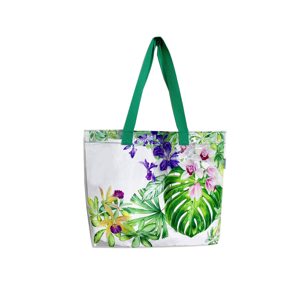 CLEAR TOTE BAG: Flower Paradise