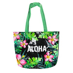 CLEAR TOTE BAG: Aloha Hibiscus