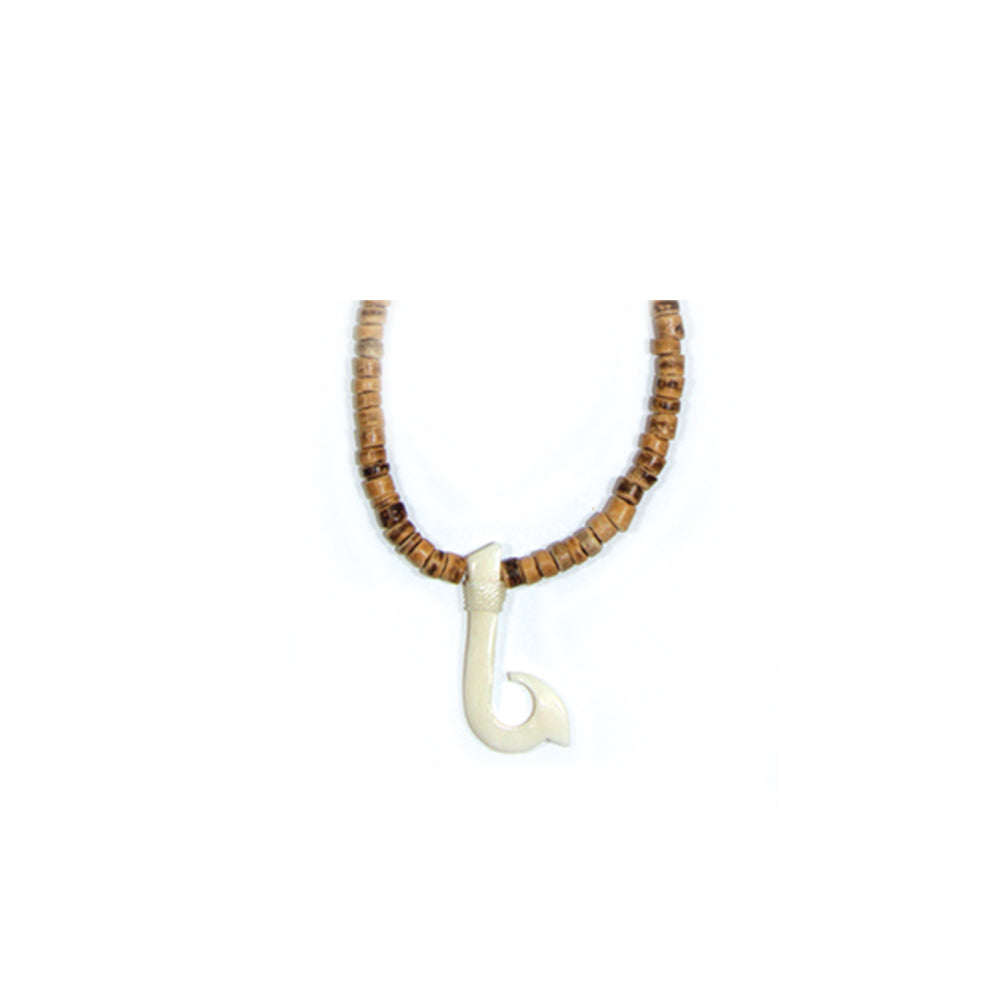 COCONUT ANCHOR TOOTH NECKLACE