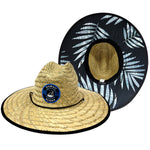 STRAW HAT: PALM STRIPS