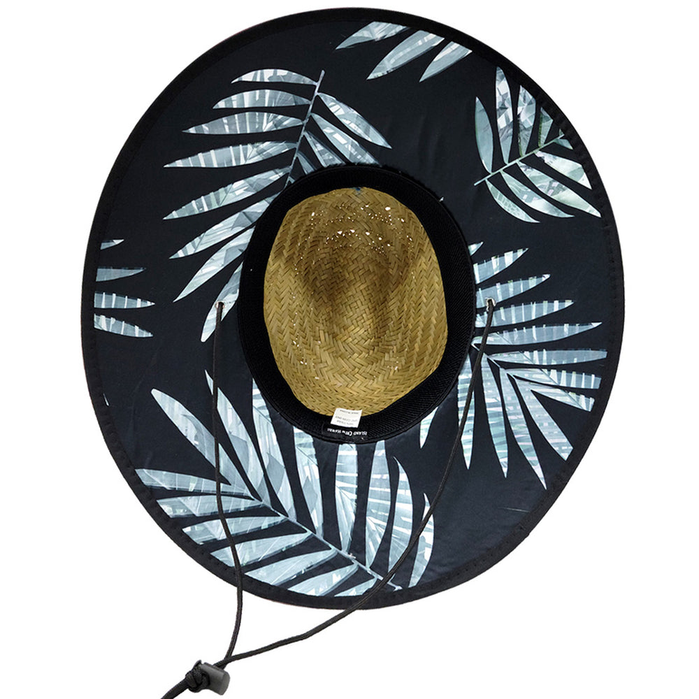 STRAW HAT: PALM STRIPS