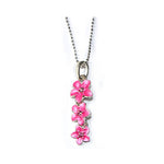 NECKLACE: TRIPLE PLUMERIA PENDANT