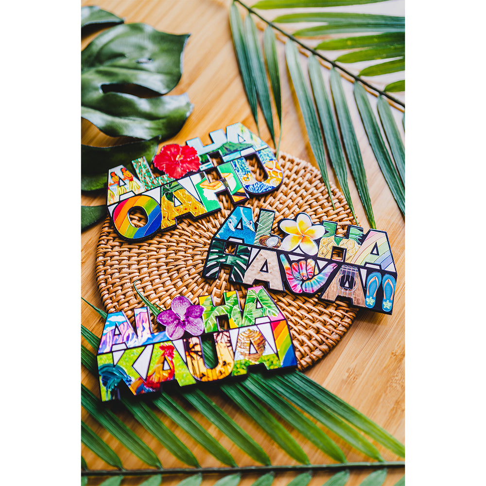 MAGNET RUBBER: ALOHA ROOSTER KAUAI
