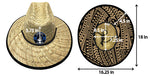 STRAW HAT: BLUE TAPA