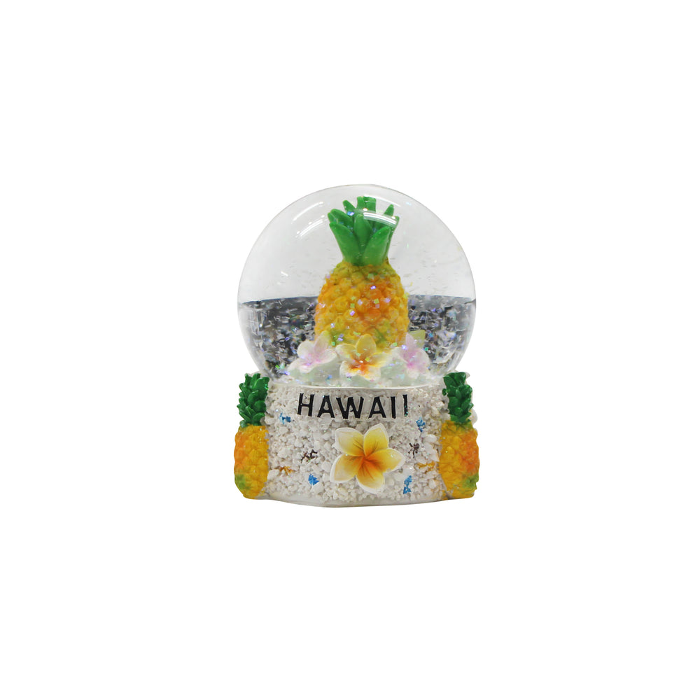 SNOW GLOBE-RESIN: HAWAII PINEAPPLE