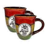 MUG CUP : PINEAPPLE-GREEN MAUI 2-Piece Set