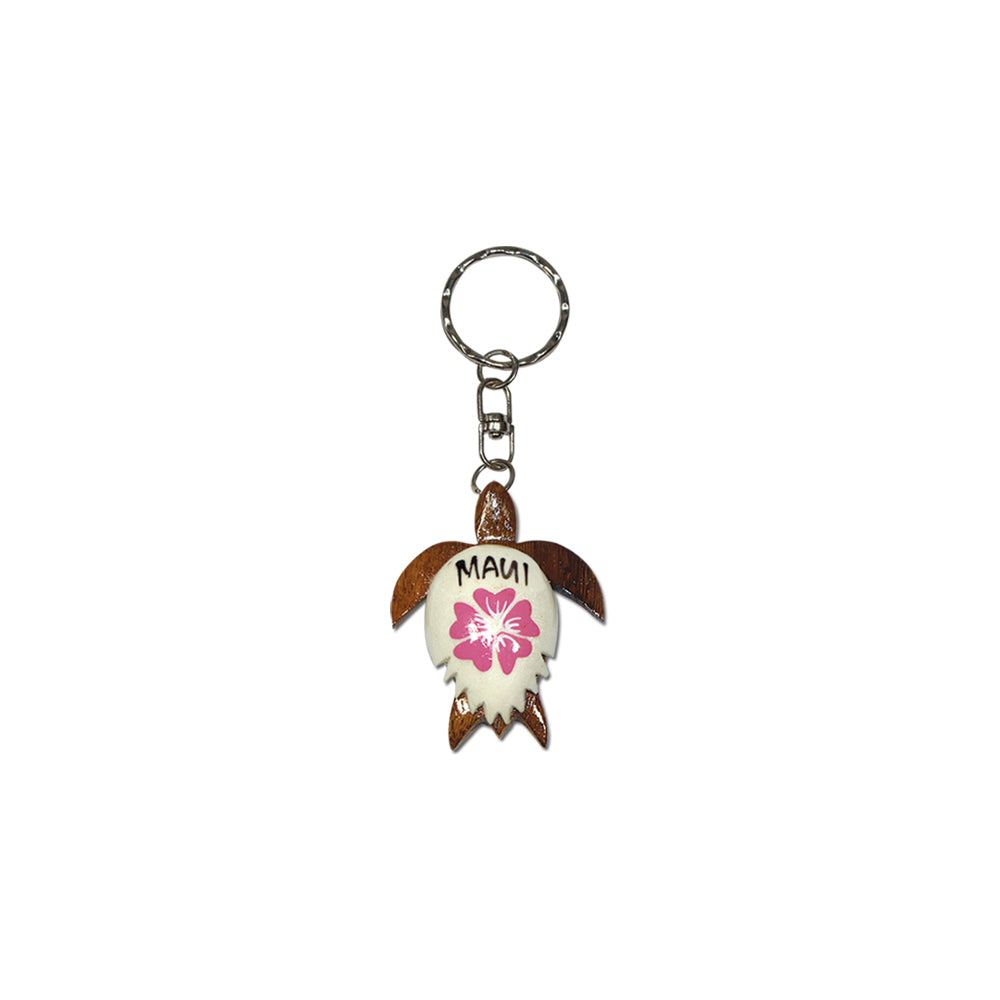 Wood Keychain-Maui: Honu