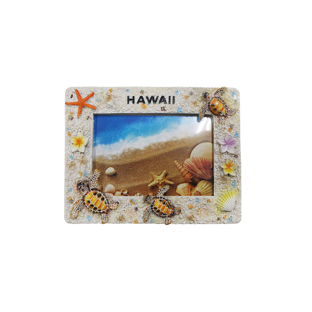 Resin Picture Frame: Turtle Hawaii