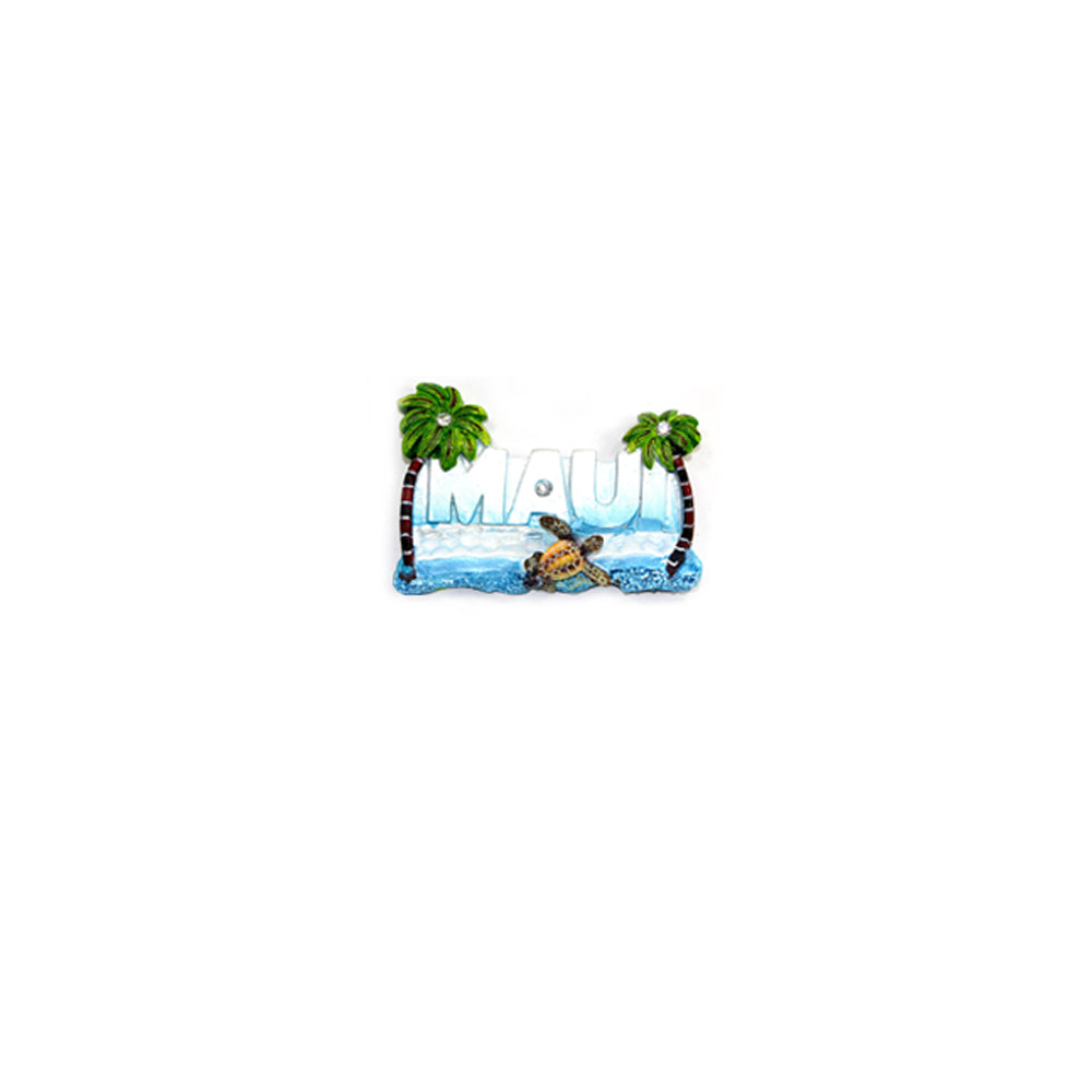 Resin Magnet: Maui Logo