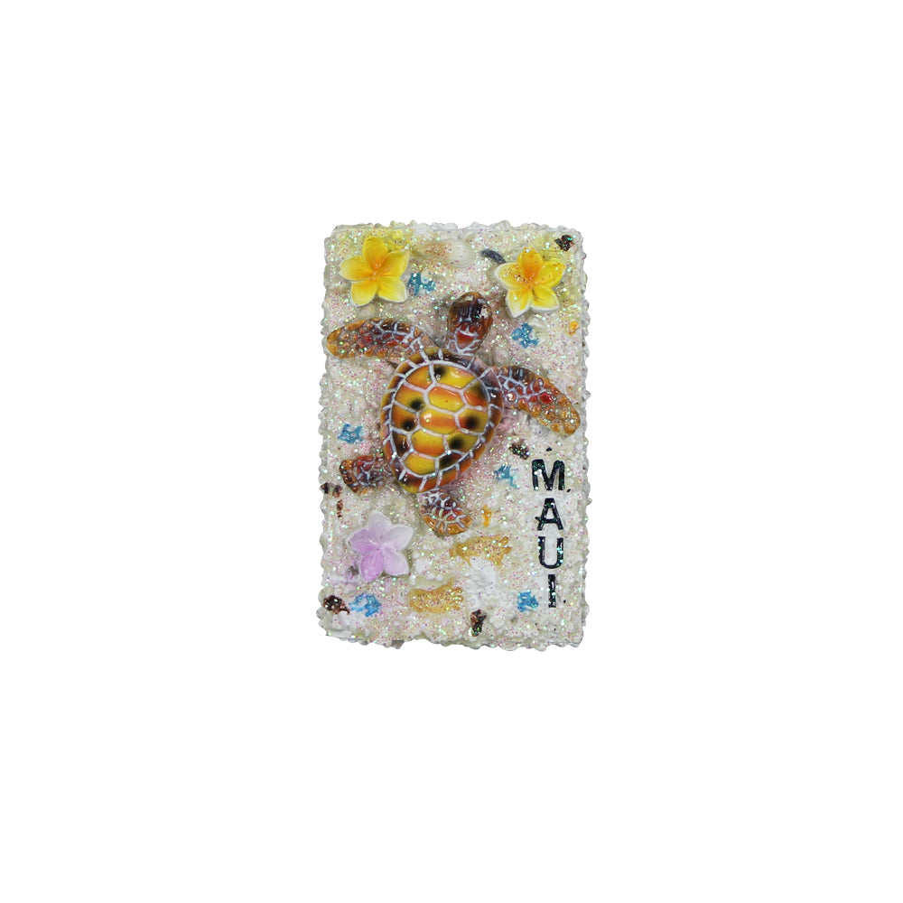 Resin Magnet: Turtle Maui