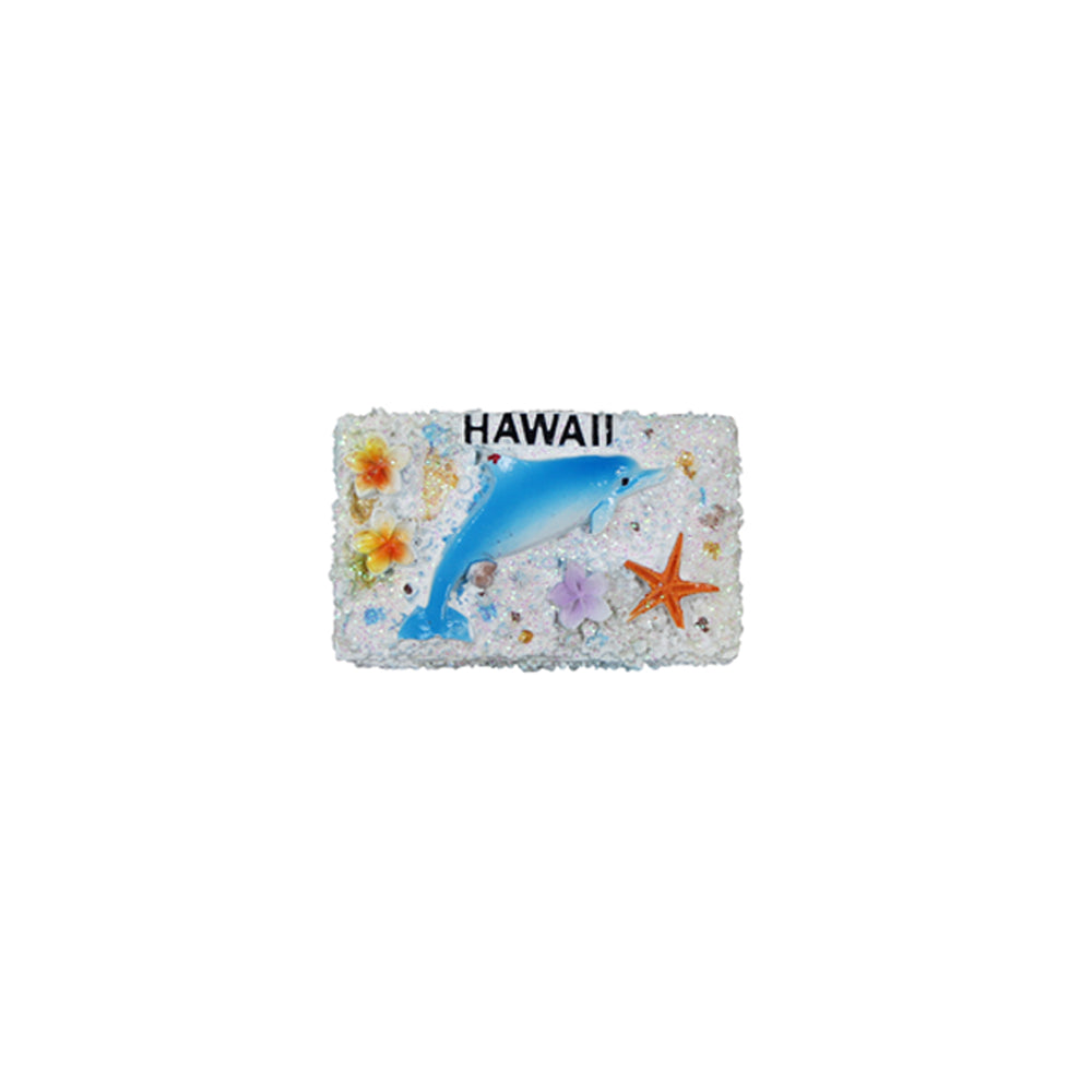 Resin Magnet: Dolphin Hawaii