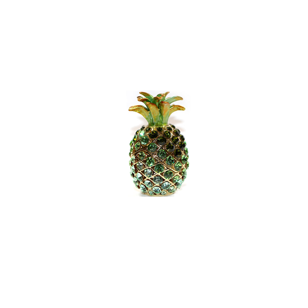 Jewelry Box - Medium Crystal Pineapple