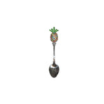 SPOON: Large Pineapple w/ Stone-Metal Spoon