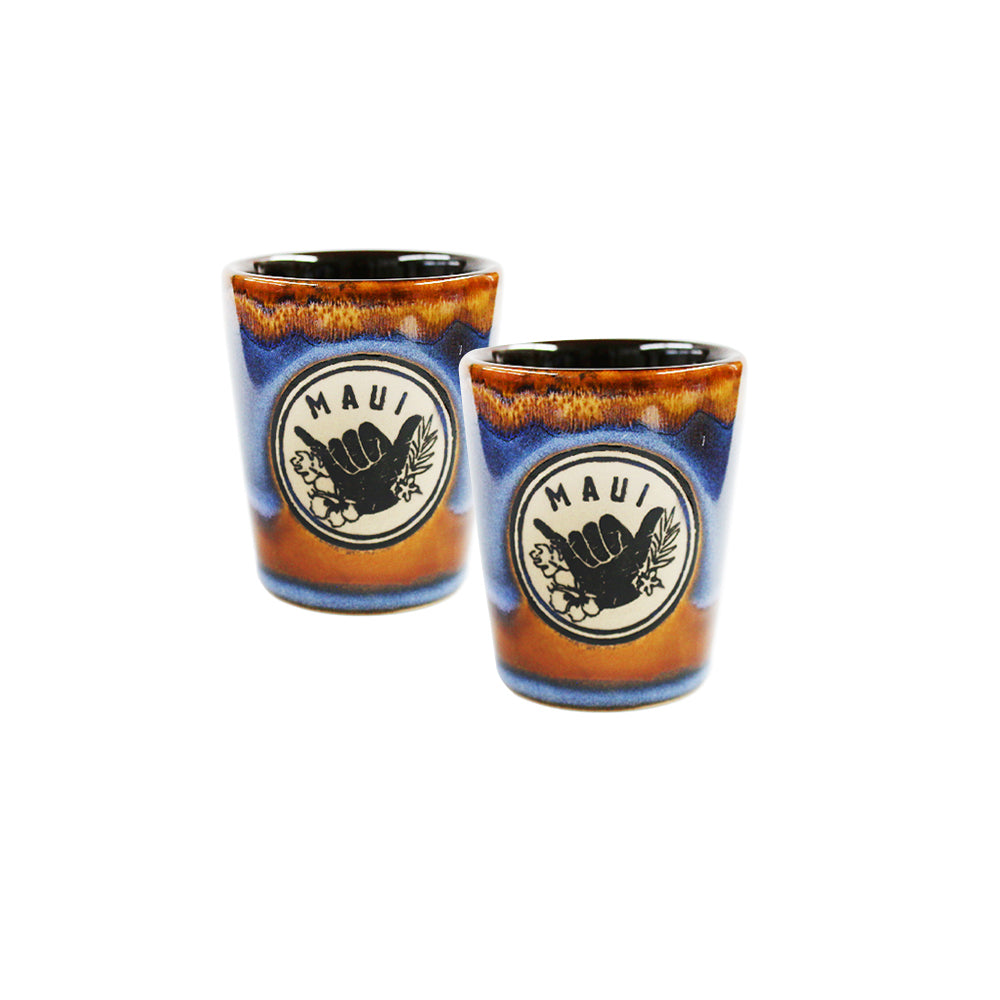 SHOT GLASS : SHAKA MAUI 2-Piece Set