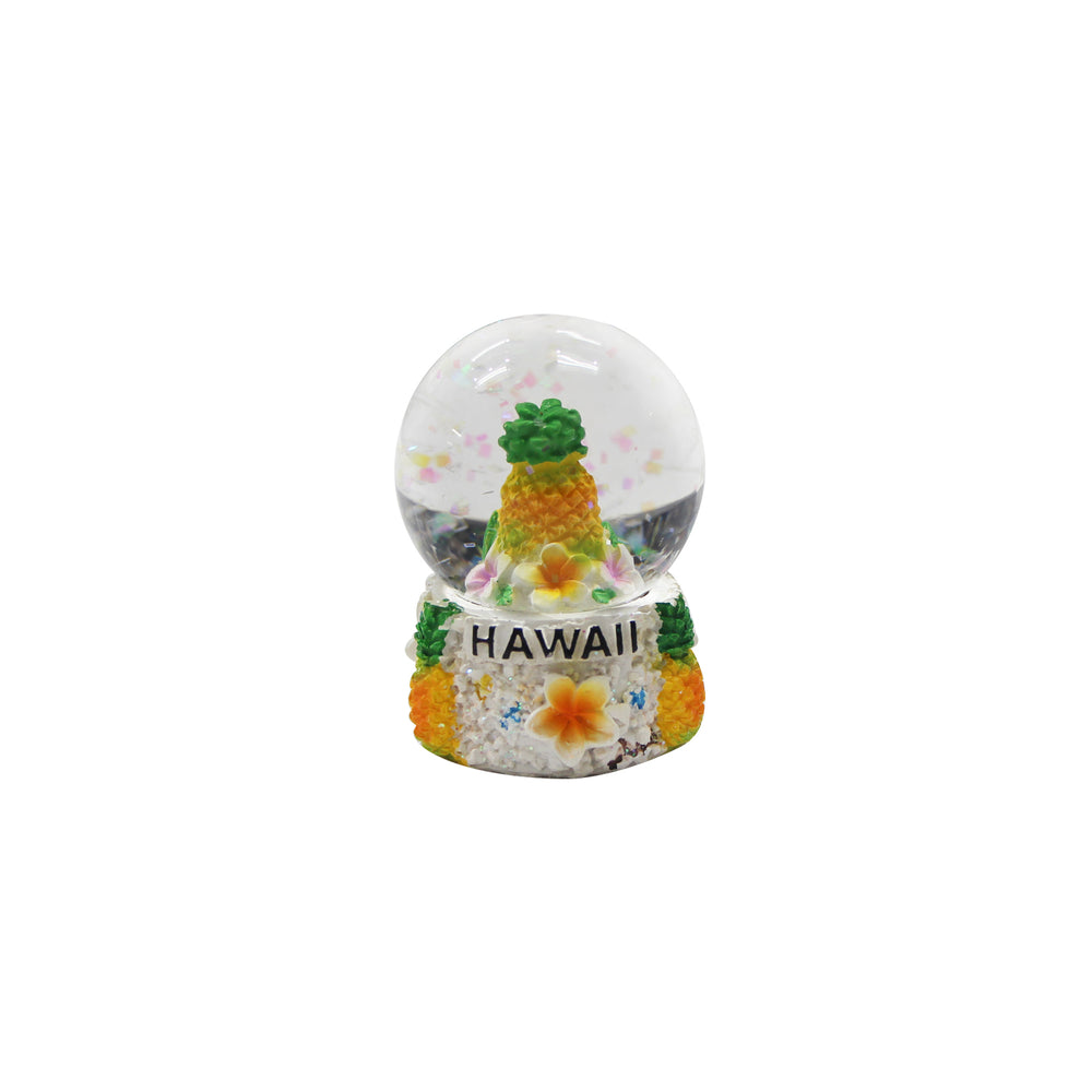 SNOW GLOBE-RESIN: HAWAII PINEAPPLE