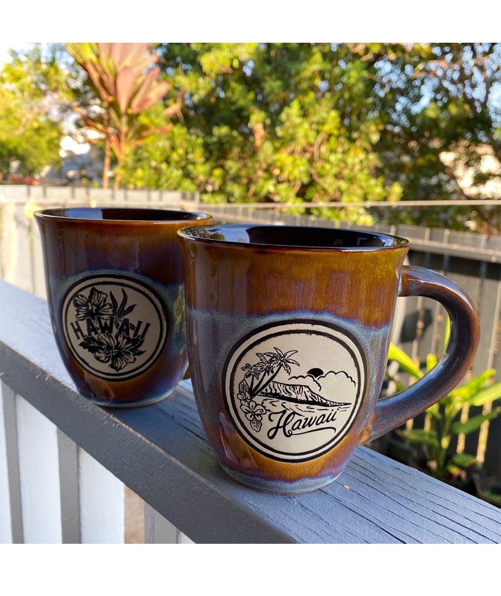 Aloha Glass With Bamboo Lid and Straw, Hawaii Cup, Hibiscus Flower Mug,  Hawaii Drinkware, Drinking Mug, Kitchen Decor, Coffee Lover Cup 