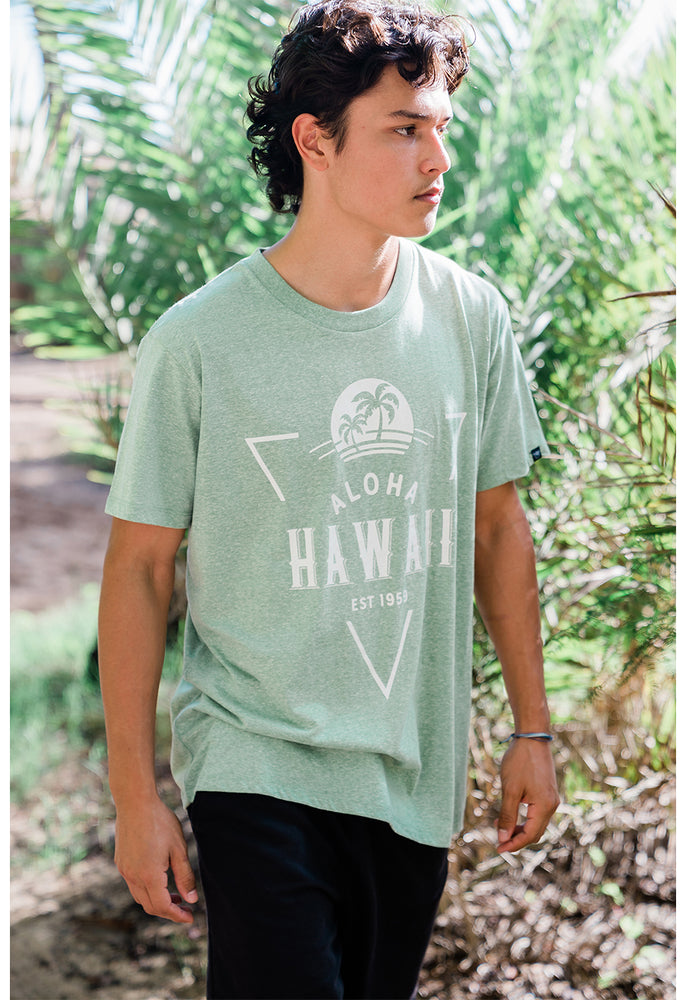 TRI-BLEND T-SHIRT: Tropical Palms