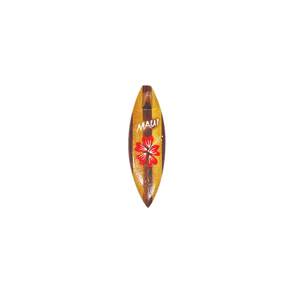 Wood Magnet-Maui: Surfboard